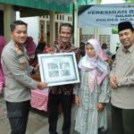 Rumah Baru dalam Program Polres Nganjuk Peduli untuk Pak Maryoto Resmi Diserahkan