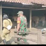 Polres Nganjuk Apresiasi Sinergi dalam Penanganan PMK di Desa Senggowar