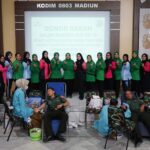 Aksi Kemanusiaan HUT ke-79 Persit KCK di Madiun