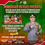 Kapolres Jombang Tegas Berantas Peredaran Miras, Dimulai dari Internal Kepolisian