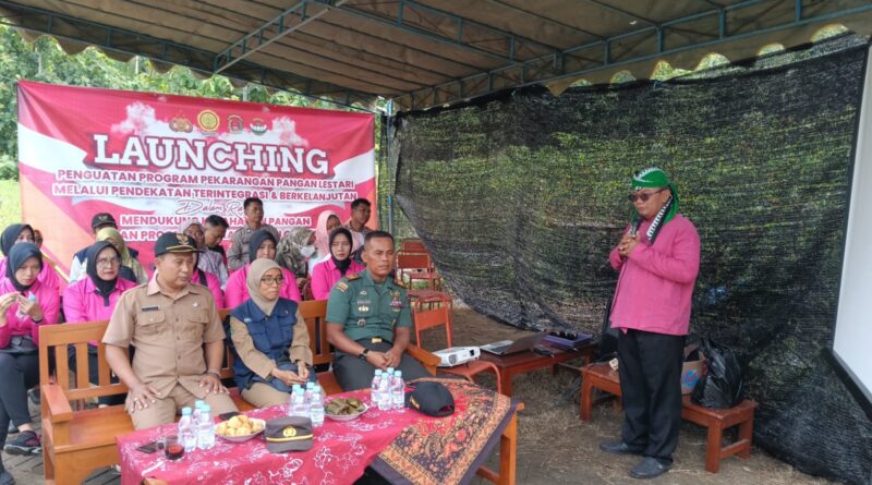Pengarahan pada masyarajkat terkait Ketahanan Pangan dan Program Makan Bergizi Gratis di Trenggalek