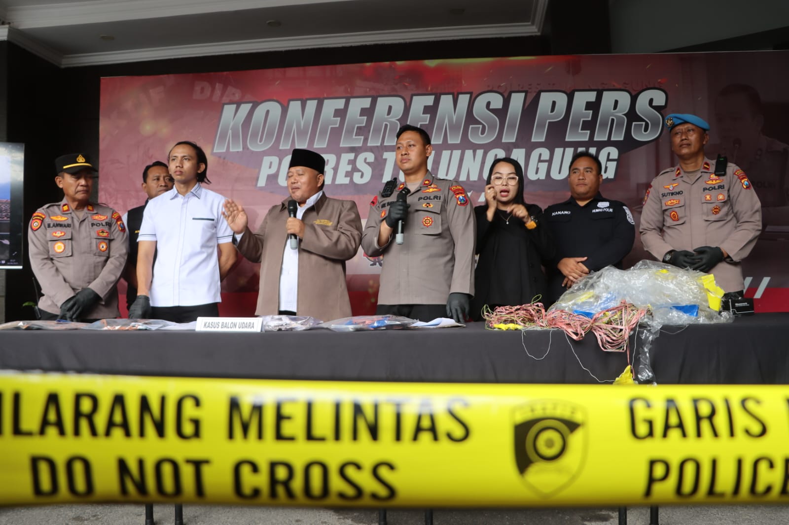 Gelar perkara kasus balon udara yang meresahkan masyarakat