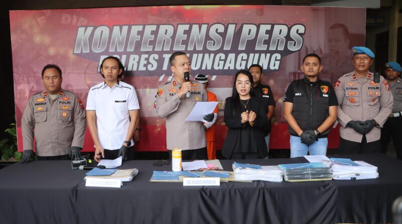 Gelar perkara di Polres Tulungagung