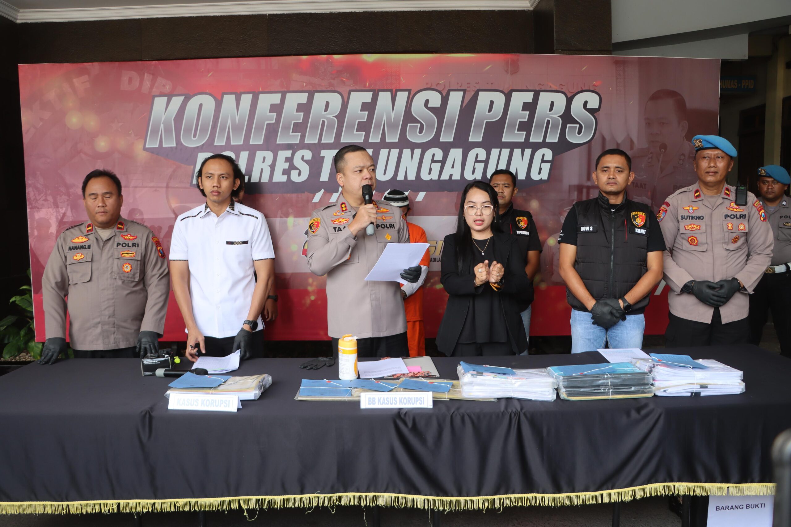 Gelar perkara di Polres Tulungagung