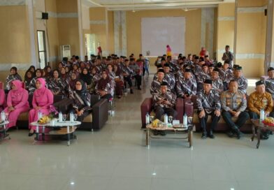 Peringati HUT ke-26, PP Polri Nganjuk Gelar Syukuran dan Pemotongan Tumpeng