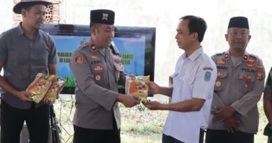 Polres Nganjuk Dukung Penanaman Jagung Serentak Bersama Santri se-Jatim, Dorong Kemandirian Pangan
