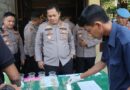 Kapolres Nganjuk Sambangi Polsek Baron, Tegaskan Komitmen Bebas Narkoba dan Tingkatkan Kinerja