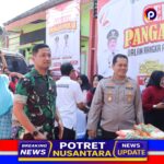 Kapolres Nganjuk dan Forkopimda Ikuti Zoom Meeting Gerakan Pangan Murah di Kecamatan Nga