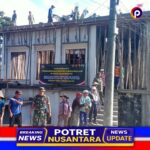 HUT ke-80 TNI, Kodim 0806/Trenggalek Gelar Bakti Teritorial dan Sosial Bangun Masjid di Kampak