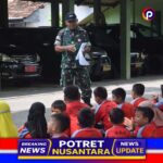 Belajar Patriotisme, Siswa Salamrejo Ikuti Outing Class di Kodim 0806/Trenggalek