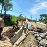 Proyek Tembok Penahan Dimulai, Polsek Karangrejo Terapkan Rekayasa Lalu Lintas Selama Satu Bulan