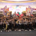 Polres Kediri Kota Hadirkan Edukasi Kreatif Lewat Wayang Karton dalam Peringatan HKGB ke-74